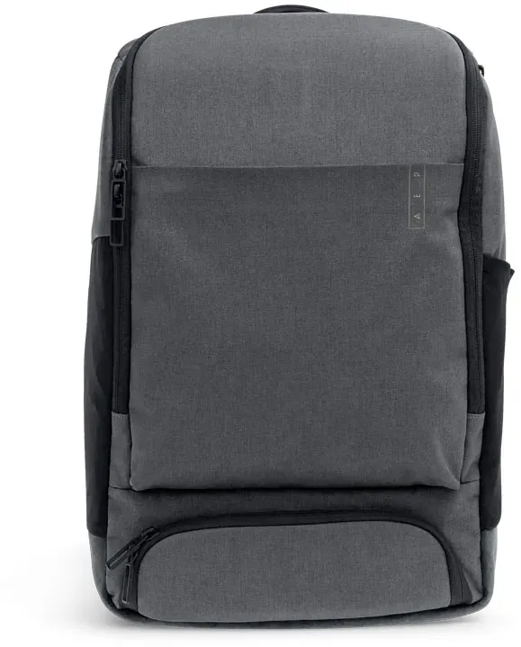 A E P Alpha *Sleek* Business Backpack mit Laptopfach Storm Grey