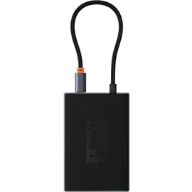 Baseus PioneerJoy 8in1 USB C hub HDMI Displayport, VGA Usb-a Und Usb-c-adapter – Grau