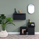 Spinder SPORTIVA 76 x 38 x 18 cm schwarz / schwarz