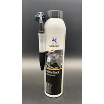 Normfest Silikon Silon Black – Hochtemperaturbeständige Dichtmasse für Flansche, Gehäuse, Deckel, Metall- und Kunststoffoberflächen, schwarz, 200ml