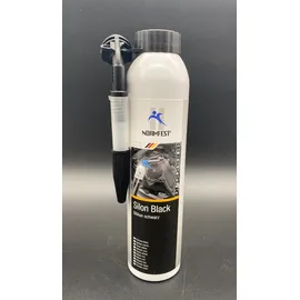 Normfest Silikon Silon Black – Hochtemperaturbeständige Dichtmasse für Flansche, Gehäuse, Deckel, Metall- und Kunststoffoberflächen, schwarz, 200ml
