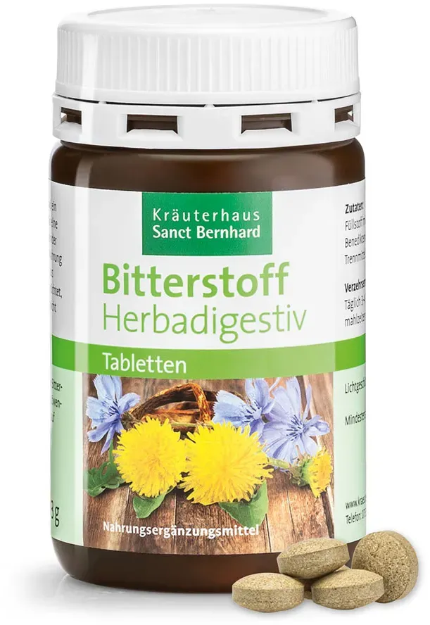 Compresse alle sostanze amare Herbadigestiv - 93 g