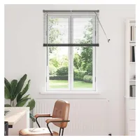 vidaXL Balkenjalousie 130 x 95 cm Dunkelgrau