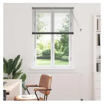 vidaXL Balkenjalousie 130 x 95 cm Dunkelgrau