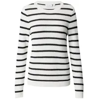 VILA Strickpullover VIDalo in weiß schwarz - 0001 |