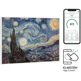 Klarstein Wonderwall Air Art Smart Infrarotheizung 80x60cm 500W Wandmontage Sternennacht