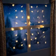 Spetebo LED - 80 cm - 5 Stränge mit 40 warm weiß mit Timer für Innen und Außen