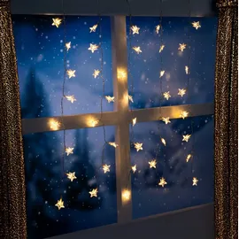 Spetebo LED - 80 cm - 5 Stränge mit 40 warm weiß mit Timer für Innen und Außen