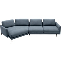 hülsta sofa Wohnlandschaft hs.414 blau|grau