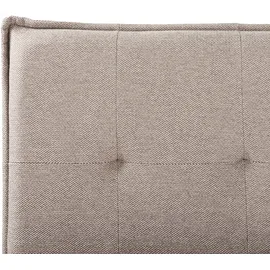 Beliani Polsterbett 160 x 200 cm Taupe