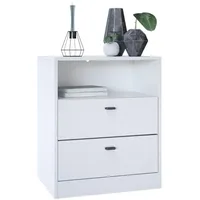 Vladon Kommode, Weiß, 56x67.5x36 cm, Wohnzimmer, Kommoden & Sideboards,