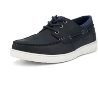 Hush Puppies Herren Liam Bootsschuhe, Blau Marineblau, 46.5 EU - 46.5 EU