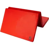 Turnmatte 210 x 100 x 8 cm rot Weichbodenmatte klappbar Jeflex 210 CM