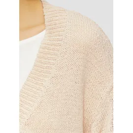 s.Oliver Strickjacke aus Bändchengarn im Relaxed Fit Beige 38