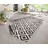 HANSE HOME Malta Wendeteppich 80 x 150 cm schwarz/creme