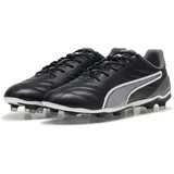 Puma King PRO FG/AG Soccer Shoe, Black White-Cool Dark Gray, 44