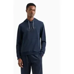 EA7 für Herren. 7M000230_AF13512 Hoodie Sichtbarkeit navy (XXS), Lässig, Sportlich, Baumwolle, Multisport, Marine