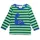 Toby Tiger Longsleeve in Grün/ Blau | Gr.: 116
