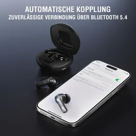 4smarts True Wireless In-Ear-Kopfhörer SkyBuds Screen Pro ANC Kopfhörer, schwarz