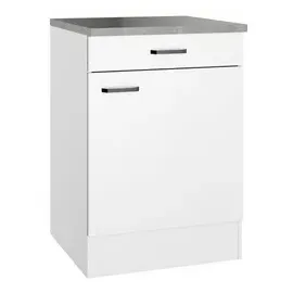 OPTIFIT Unterschrank Bonn214 60 x 60 x 88 cm Weiß/Grau