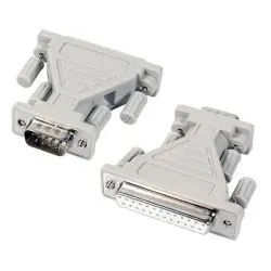 EFB EB914F Adapter, Dsub 9 auf DSub 25, St.-Bu., beige
