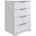 Möbel Boss Nachtschrank Easy 52 x 38 x 74 cm Weiß