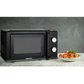 Medion MD 11475 Mikrowelle schwarz/weiß 20l