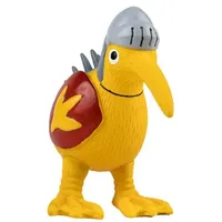 Kiwi Walker Latex-Quietsch-Ritter-Spielzeug, Größe 13 cm, orange