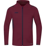 Jako Kinder Kapuzenjacke Challenge Maroon/Marine, 128