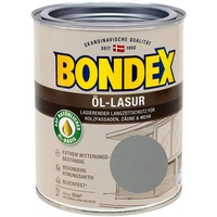 Bondex Öl-Lasur 0,75L metallic grau Wetterschutz Holzlasur Langzeitschutz