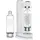 Arendo Wassersprudler Soda Maker weiß + 2x 1000 ml Flaschen