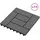 vidaXL Terrassenfliese 30 x 30 cm grau