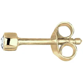 Elli DIAMONDS Ohrstecker DIAMONDS Gelbgold 375 0,03ct
