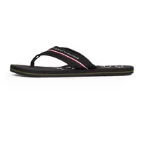 Zehentrenner »  WEB BEACH SANDAL«, Dianette, Sommerschuh, Badeschuh mit Logoschriftzug, Gr. 39, schwarz, , 66584238-39