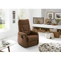 Hukla Sessel HU-RV15025 Kunstleder 78 x 108 x 90 cm braun mit Aufstehhilfe