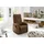 Hukla Sessel HU-RV15025 Kunstleder 78 x 108 x 90 cm braun mit Aufstehhilfe
