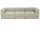 58 aufm Kessel Couch Flachgewebe 3-Sitzer Creme