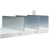 Meta Etikettenschiene selbstklebend 950 x 38 mm schwarz