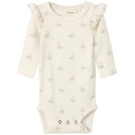 lil' atelier baby Damen Nbfgavo EKO Ls Slim Body Lil Noos, Pastel Parchment, Numeric_74 - numeric_74