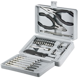 Fixpoint 25-teiliges Universal-Feinmechaniker-Set - geliefert in praktischer Plastikbox