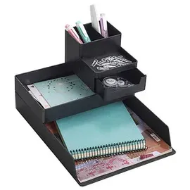 Zeller Schreibtisch-Organizer 24,0 x 15,2 x 4,0 cm Schwarz