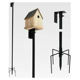 urban deco Vogelhaus-Stangenhalterungsset 203 cm Metall