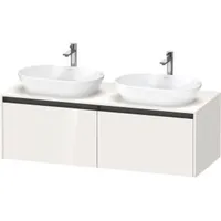 Duravit „Ketho.2“ Wastafelonderkast 140x55x45,9 cm Hoogglans Wit
