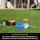LAWNMASTER OcuMow®18 m?hroboter ohne Begrenzungskabel für bis zu 800©O 4ah Batterie Optische Navigation, Hindernisvermeidung, Automatische Ladestation, virtuelle Sperrzonen, WLAN Bluetooth App