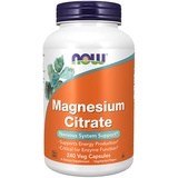 NOW Foods Magnesium Citrate, 240 Kapseln)
