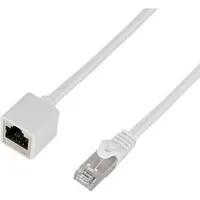 Logilink CQX071S Netzwerkkabel Patchkabel CAT 6a S/FTP weiß, 5