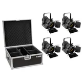 Eurolite Set 4x AKKU THA-20PC TRC Theater-Spot sw + Case