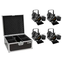 Eurolite Set 4x AKKU THA-20PC TRC Theater-Spot sw + Case