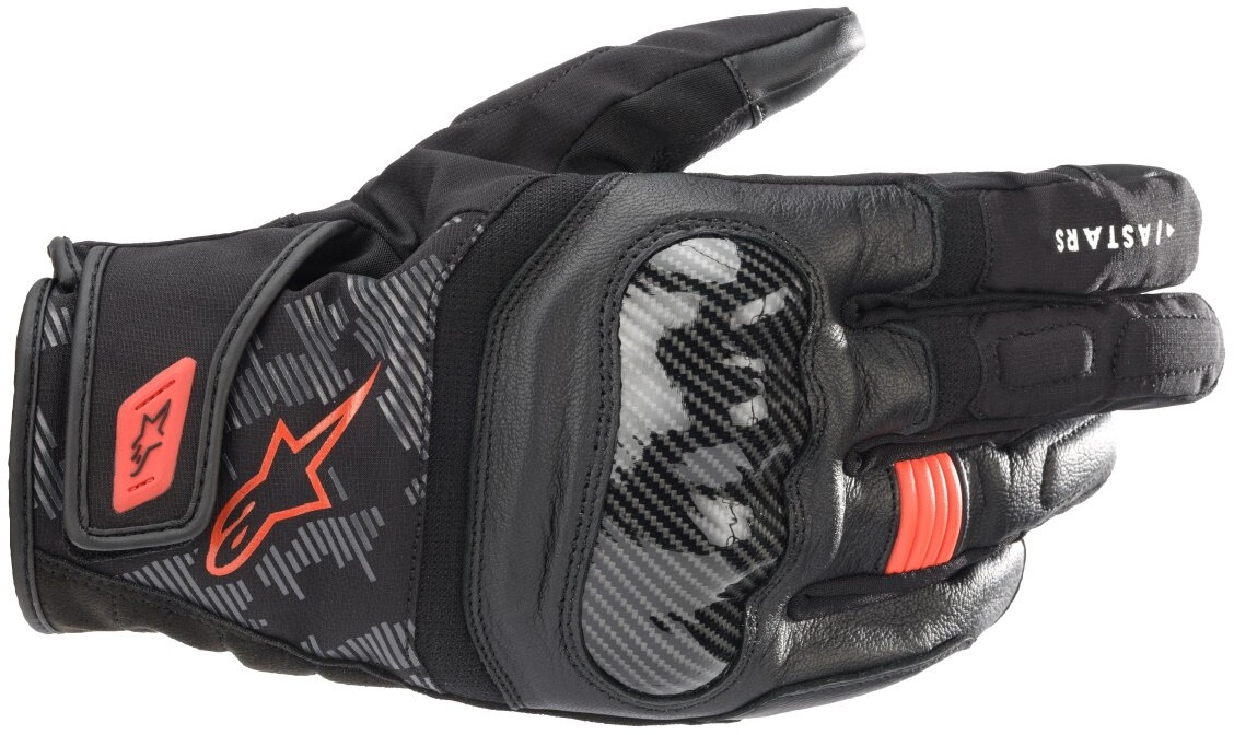 Alpinestars SMX Z Drystar Handschuh schwarz / fluo-rot S