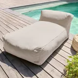 Oviala Chaiselongue für modulare Gartenmöbel aus Sand - Mixi